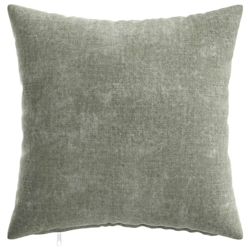 vidaXL Kussensloop 2 st HEERLEN Groen 30 x 30 cm Chenille Stof