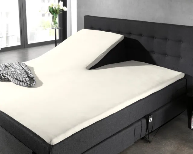 Dreamhouse Splittopper Hoeslaken - Katoen - 180x220 - Creme