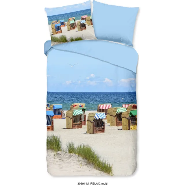 Pure dekbedovertrek strand - Multi - Microvezel