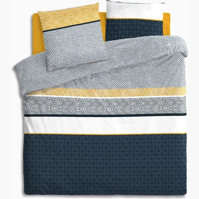 Atmosphera Créateur d'intérieur® Atmosphera Dekbedovertrek 100% katoen 240 x 220 cm blauw