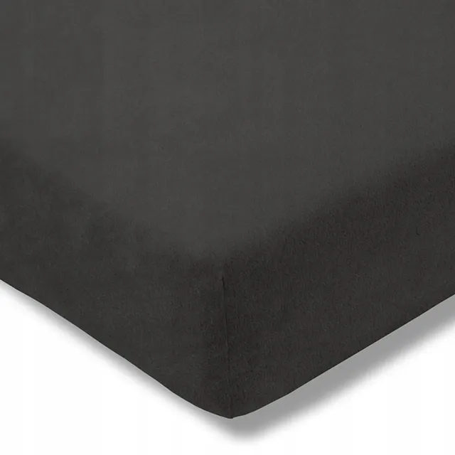 Estella Jersey Hoeslaken Antraciet 100x220 cm - 100% Katoen