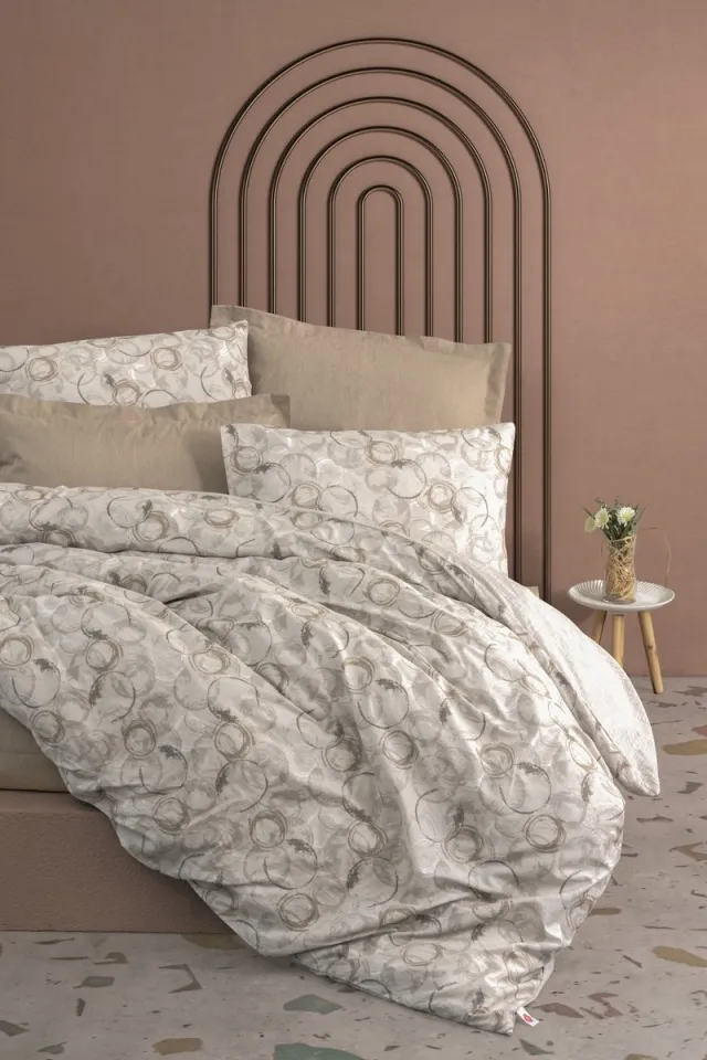 L'essentiel Maison Asir - Dekbedovertrekset - Beige - 135 x 200 cm