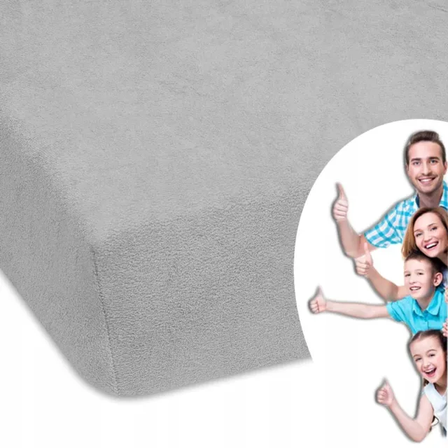 Designpremium Frotte hoeslaken met elastiek 70x200 cm - Zacht en duurzaam Multicolor