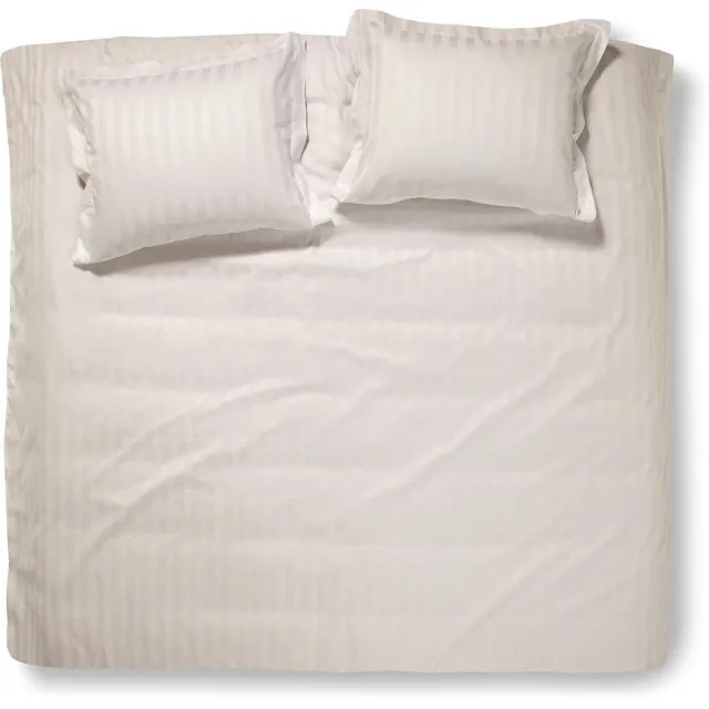 Damai Linea Dekbedovertrek - Tweepersoons - 200x200/220 cm - Ivory