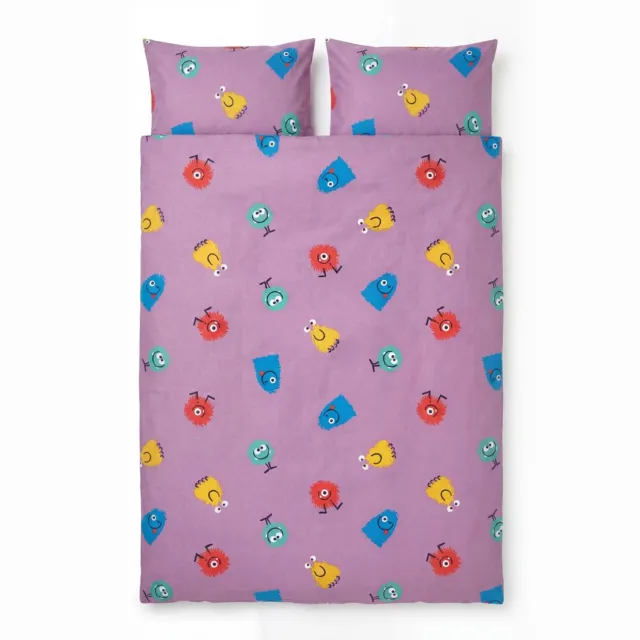 Woody dekbedovertrek - roze - space buddies - 262-10-DMD-W/918 - 240x220cm