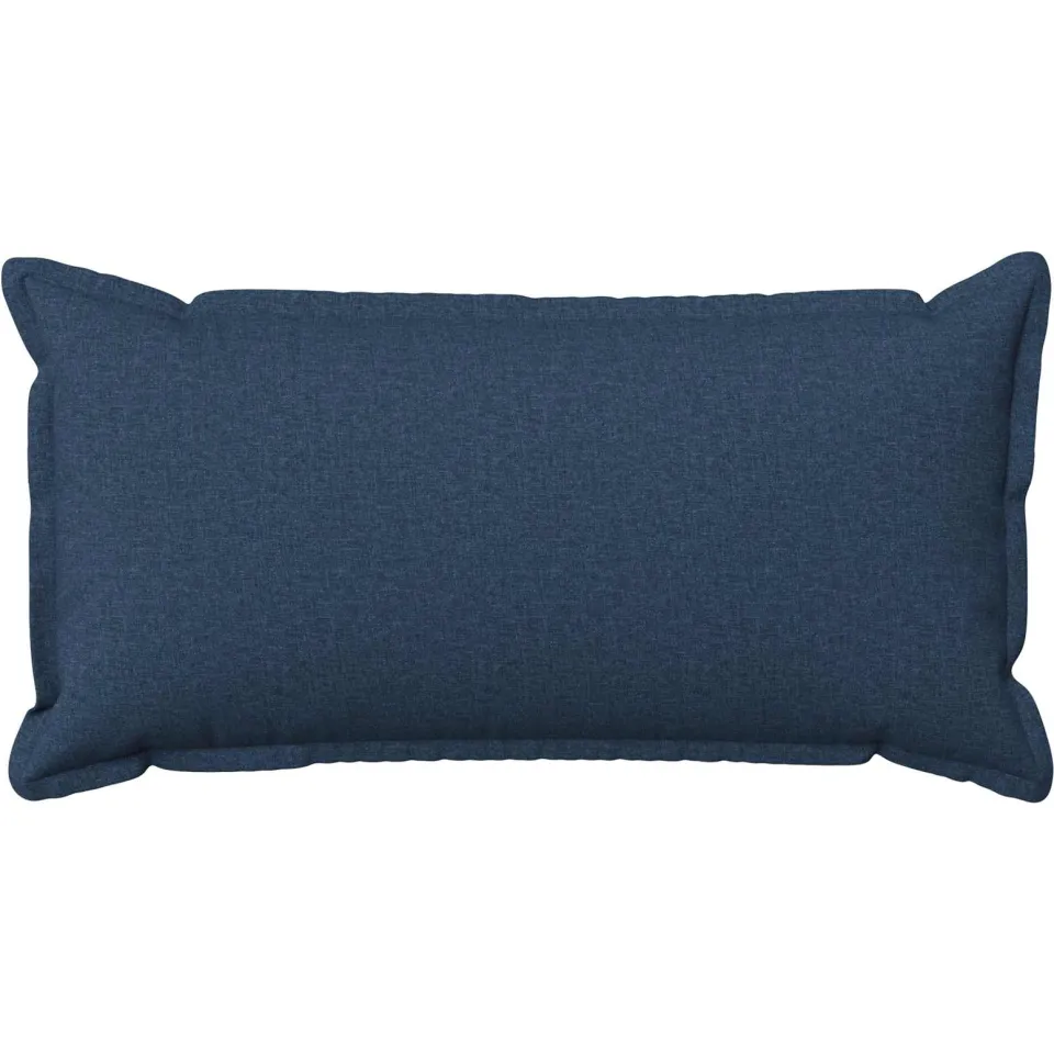 vidaXL Kussensloop 6 st HOUTEN Blauw 40 x 70 cm Faux Linnen