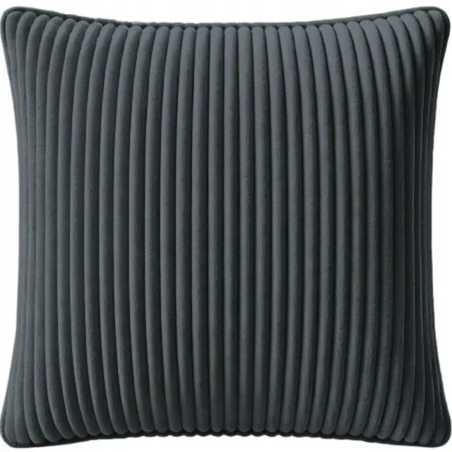MMO-EURO Martyna Opiełka Luxe Velours Corduroy Kussenhoes 80x60 cm - Antraciet