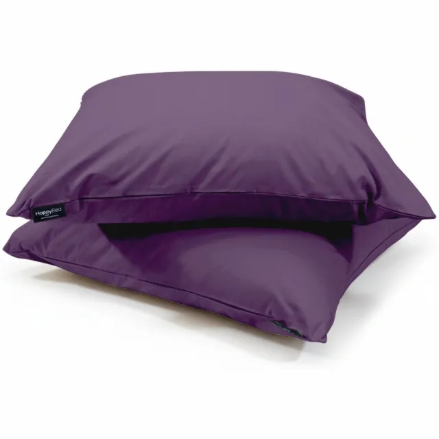 Happybed Kussenslopen Wineberry 60x70 cm - Kussensloop set 2 stuks - 100% Katoen - Ultieme slaapcomfort