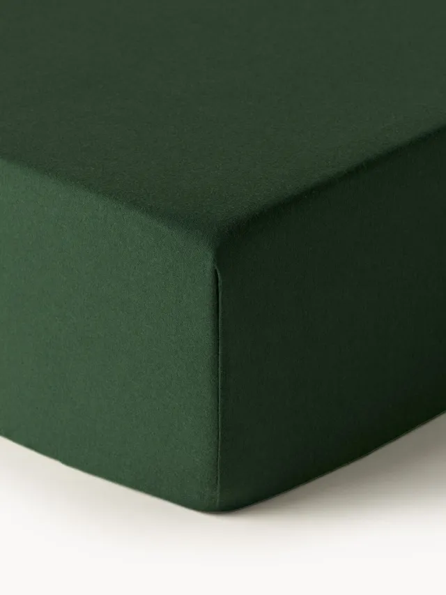 Westwing Collection Hoeslaken Biba, flanel Groen