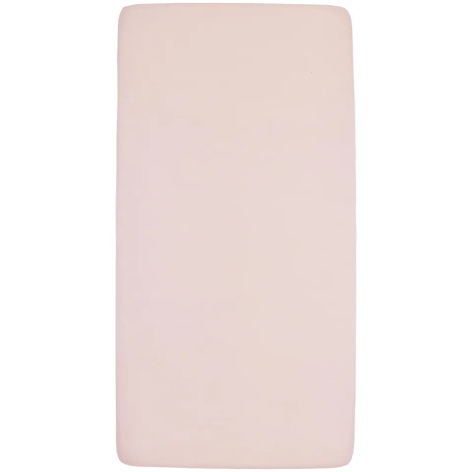 Meyco katoenen jersey ledikant hoeslaken 60x120 cm Soft Pink, foto 5