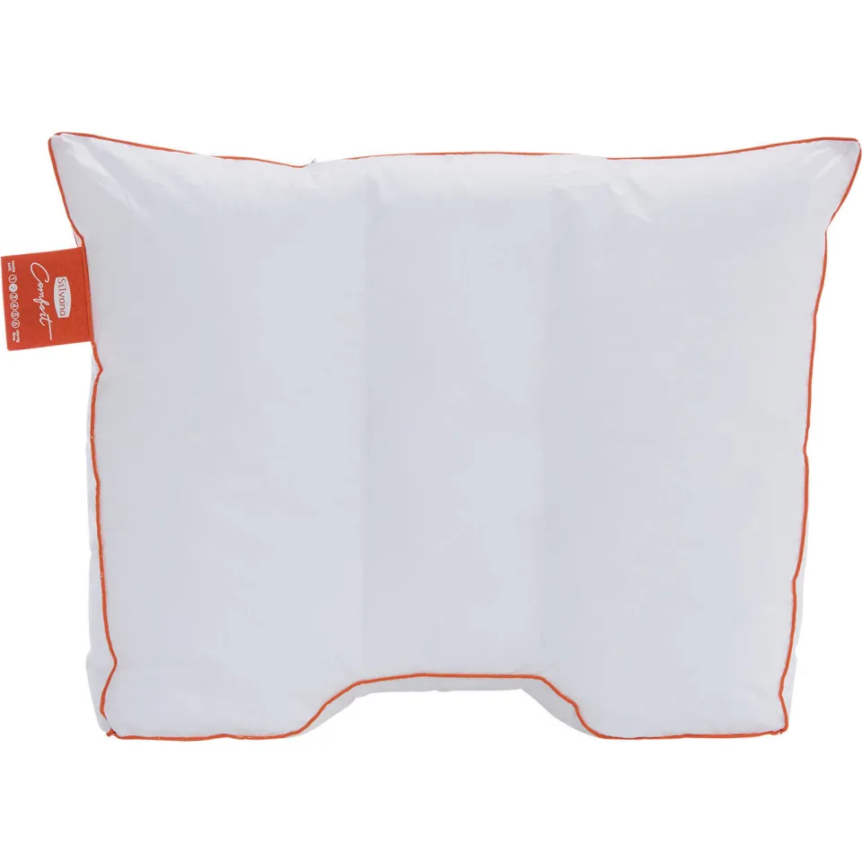 Silvana Comfort Oranje synthetisch hoofdkussen wit, foto 4