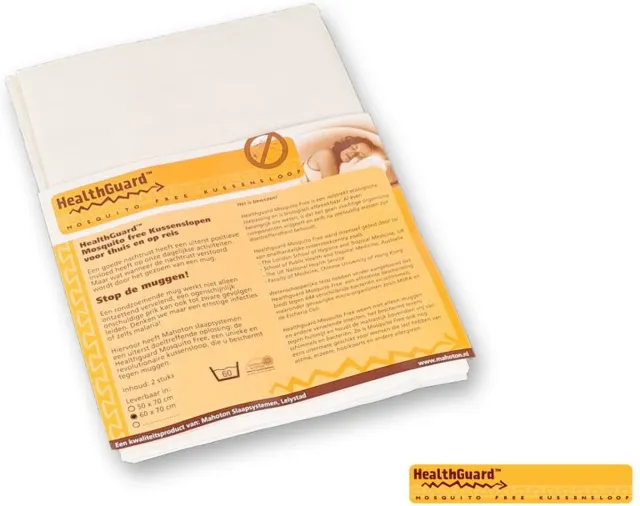 Mahoton Kussensloop Anti Mosquito Melody 45x65 cm Wit