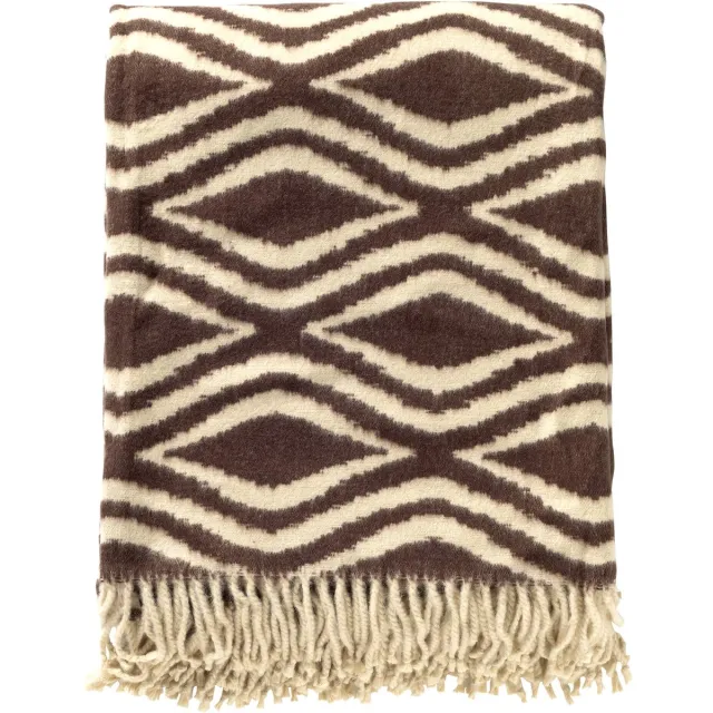 Hoii AMORELLA | plaid 150x200 cm | Chocolate Martini | bruin | Hoii Donkerbruin