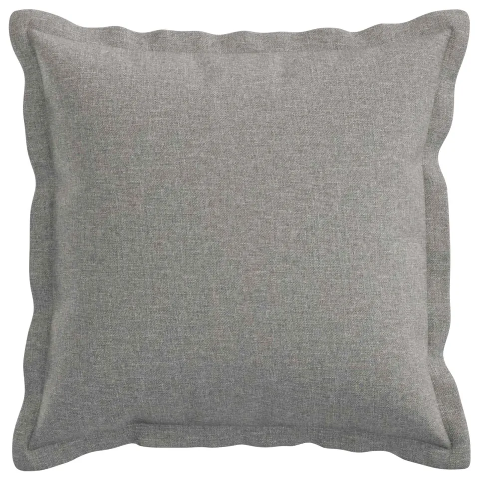 vidaXL Kussensloop 2 st HOUTEN Wolkengrijs 50 x 50 cm Faux Linnen