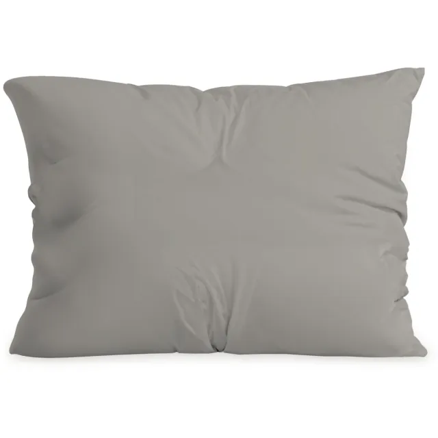 Zelesta Comfort Duo Kussensloop - Grijs - 60x70cm - Set van 2 kussenslopen Mineraal