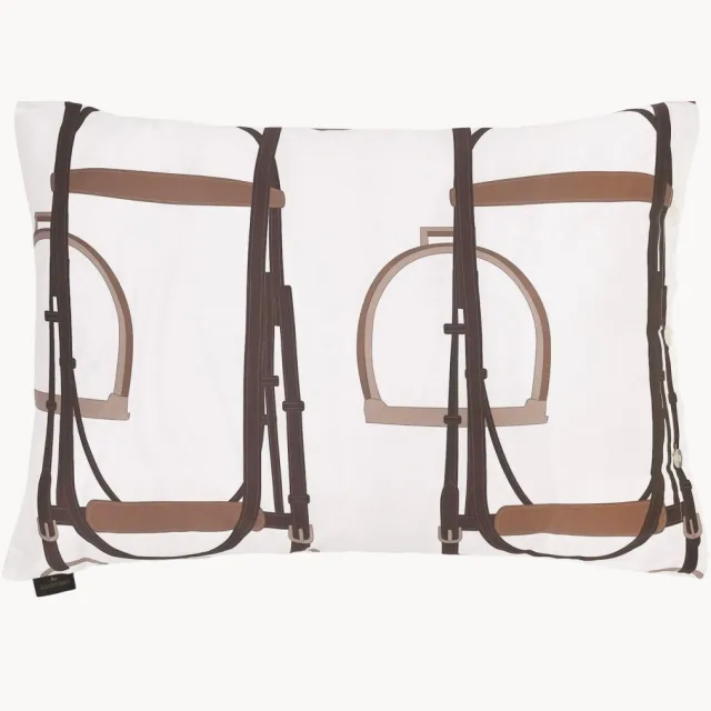 Adamsbro Satijnen kussenhoes Bridle Wit