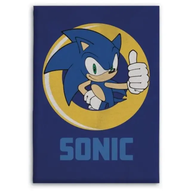 Sonic Fleece plaid 100 x 140 cm Blauw