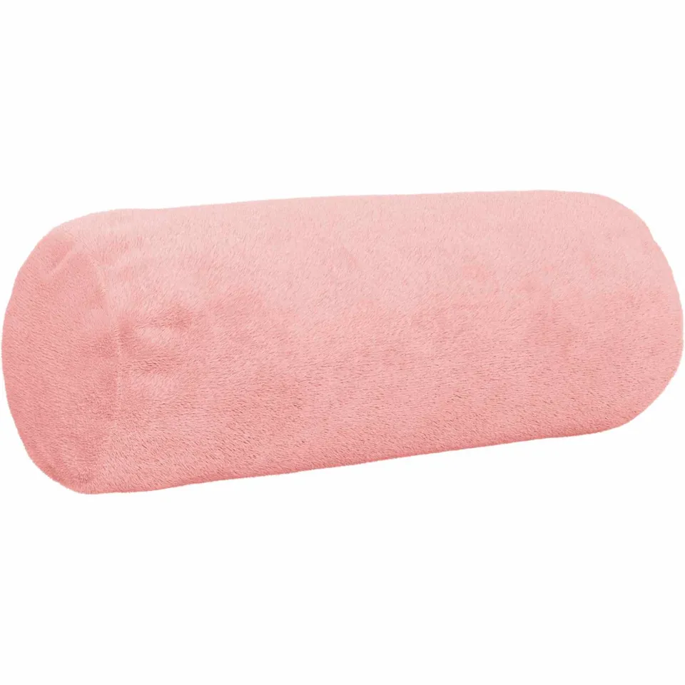vidaXL Kussensloop 6 st HEERLEN Roze Dia. 15 x 40 cm Flanel