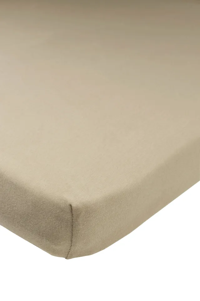 Meyco hoeslaken boxmatras 75x95 cm taupe, foto 4