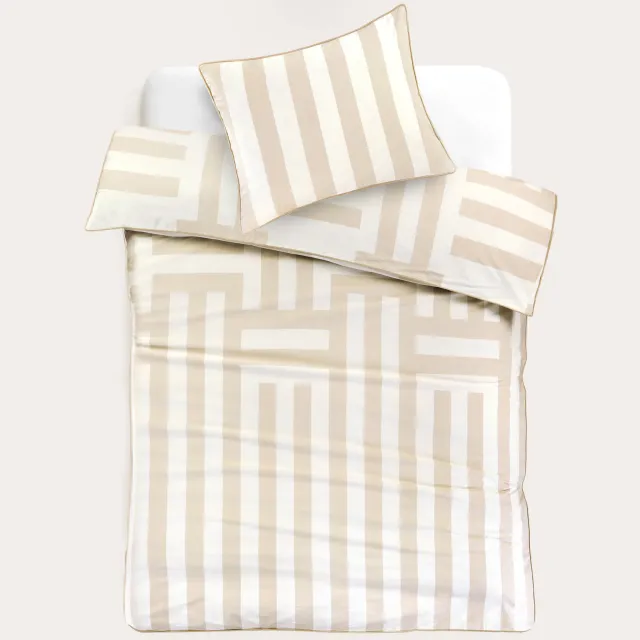 Studio LIVIT percale dekbedovertrek ecru, foto 2