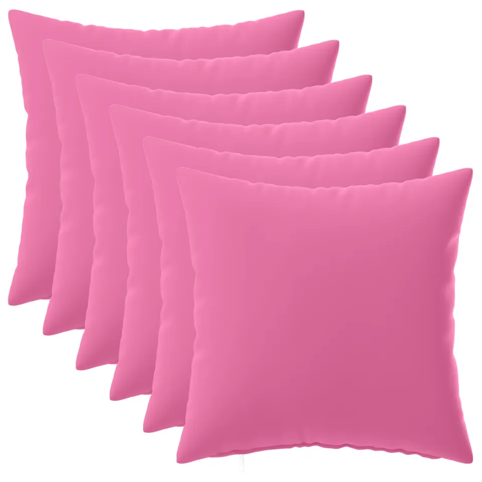 vidaXL Kussensloop 6 st HEERLEN Roze 30 x 30 cm Polyester, foto 3
