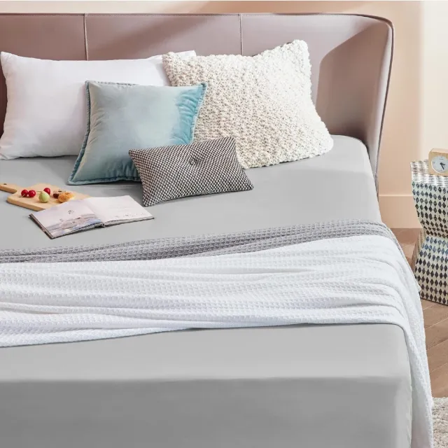 Bedsure hoeslaken, 100% katoen, Cotton Soft and Cozy Fitted Sheet_