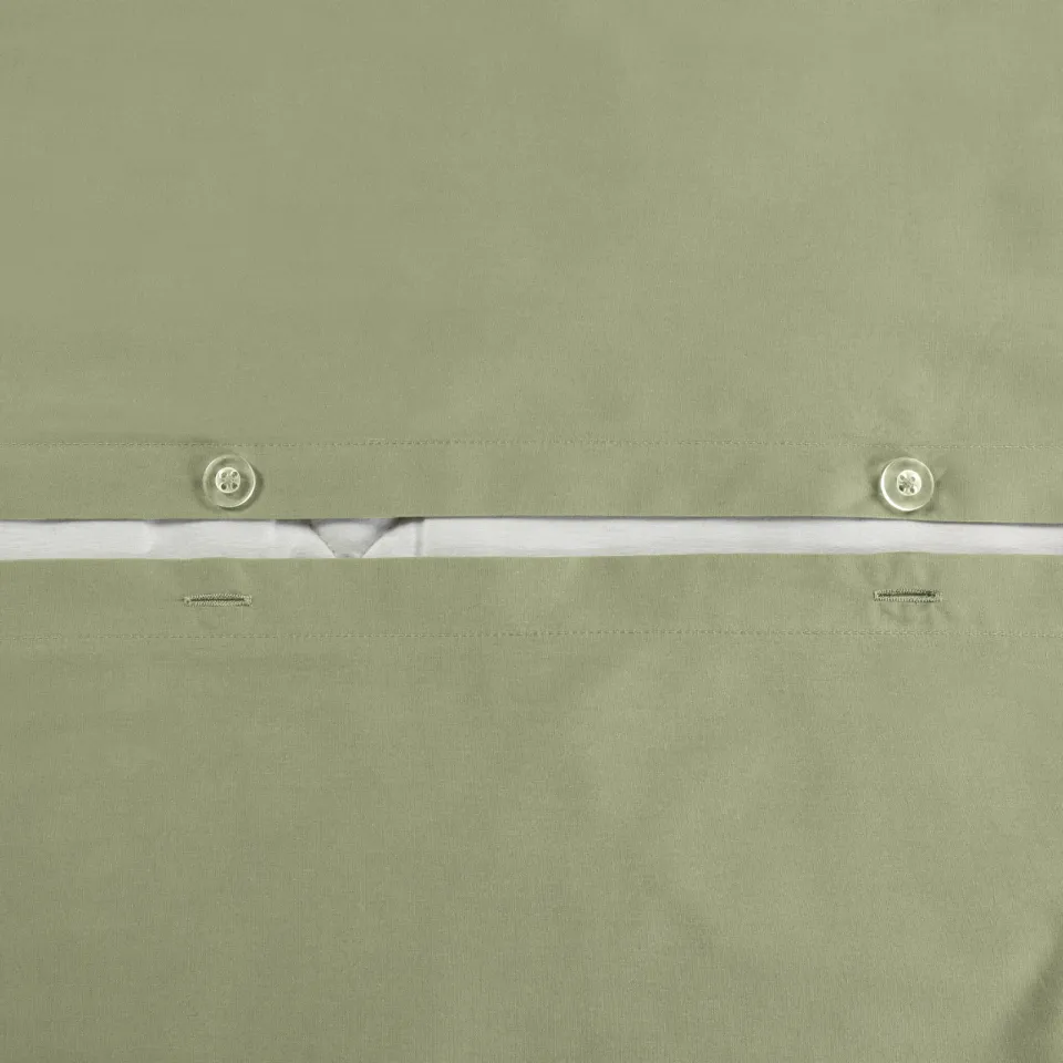 Studio LIVIT percale katoenen dekbedovertrek groen, foto 5