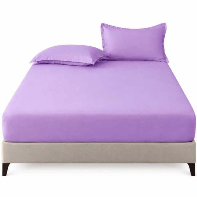 SWGOTA Paars hoeslaken - Effen polyester voor je matras