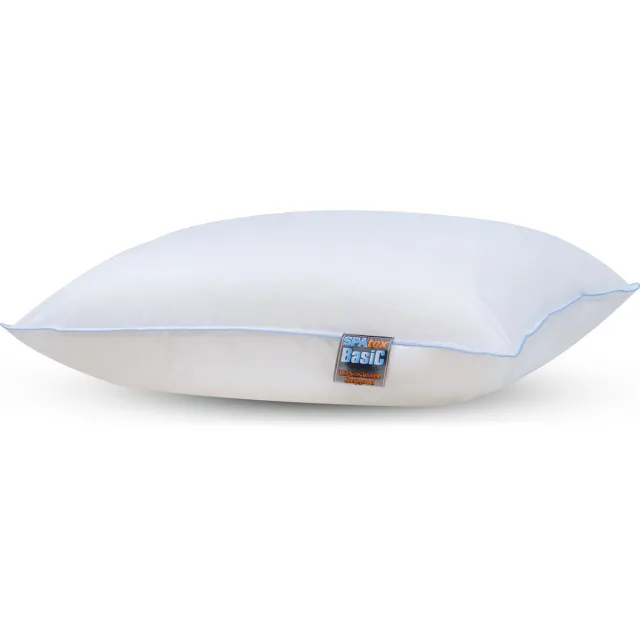 NachtrustOnline Spatex Hoofdkussen - Ultiem Comfort Hoofdkussens - Hotelkwaliteit Hoofdkussens - Verlicht Nek- en Rugklachten - Geschikt voor rug, zij- en buikslapers - Aanpasbaar kussen - Orthopedisch - Ergonomisch Design | 60x70 cm Wit