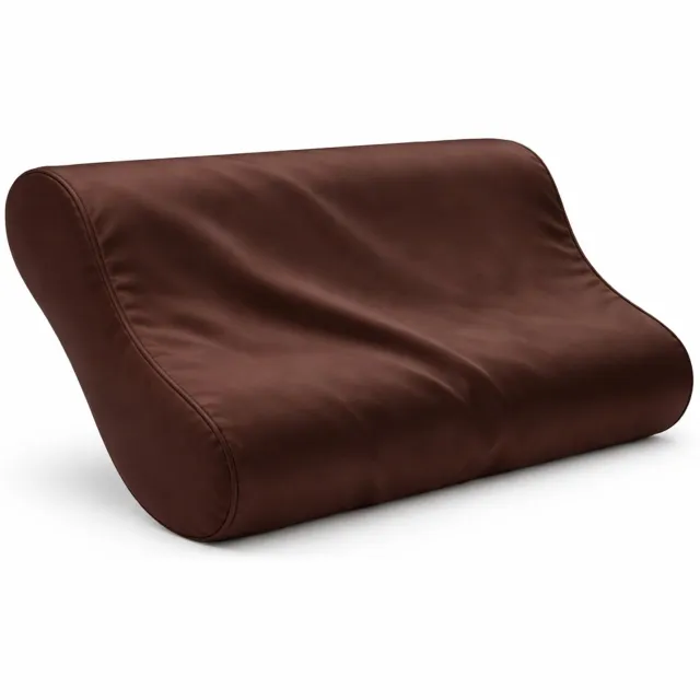 Silk Heaven Zijden kussensloop ergonomisch 40x60cm Midnight Cacao - 22 Momme - 100% moerbeizijde - Silk Heaven - 40x60cm Donkerbruin
