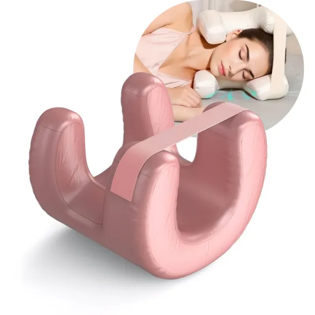 Mainius Anti-Rimpel Kussen – Beauty Slaap Kussen – Zijde Zachte Hoes - Gezichtskussen tegen Rimpels & Acne – Zijslaper & Rugslaper – Wasbaar – Silk Touch – Beauty Pillow - Ergonomisch Schoonheidskussen - Roze Kussen