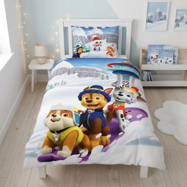 PAW Patrol Dekbedovertrek - Eenpersoons - 140 x 200 cm + 65 x 65 cm - Polyester Flanel Multi