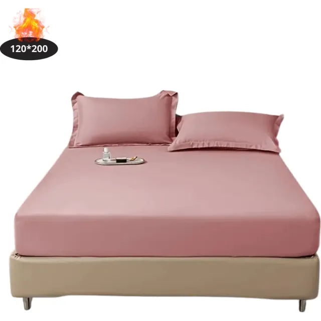 Bovista Hoeslaken Set - Inclusief Kussensloop - 3 Delige Set - Beddengoed - Fitted Sheet - Pillow Case - Bed - Bonen 120 x 200