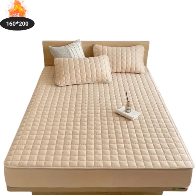Bovista Waterdicht Hoeslaken - Beddengoed - Fitted Sheet - Bed - Khaki 160x200