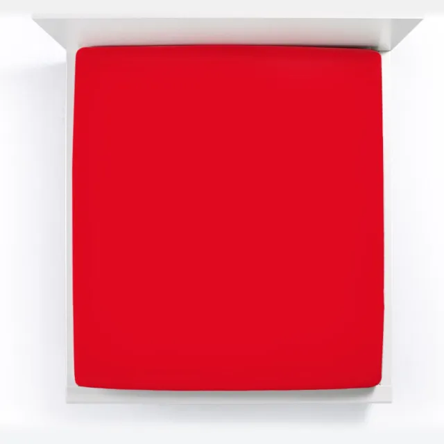 Bella Donna Hoeslaken Bella Donna Jersey Alto 140-160x200-220 cm (rood 0185)
