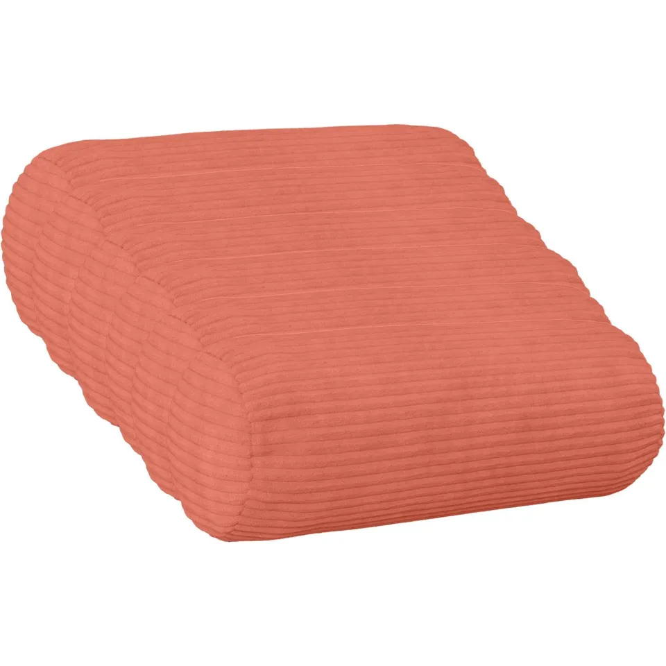 vidaXL Kussensloop 6 st HEERLEN Rood-oranje Dia. 15 x 40 cm corduroy, foto 3