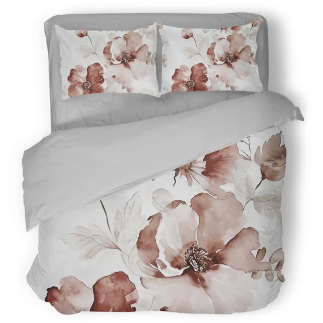 Eleganzzz Dekbedovertrek Dusky Dreams - Multi - Dekbedovertrek 240x200/220cm - Micropercal - Lits Jumeaux - Dekbedovertrekken - Bloemen Dekbedovertrek