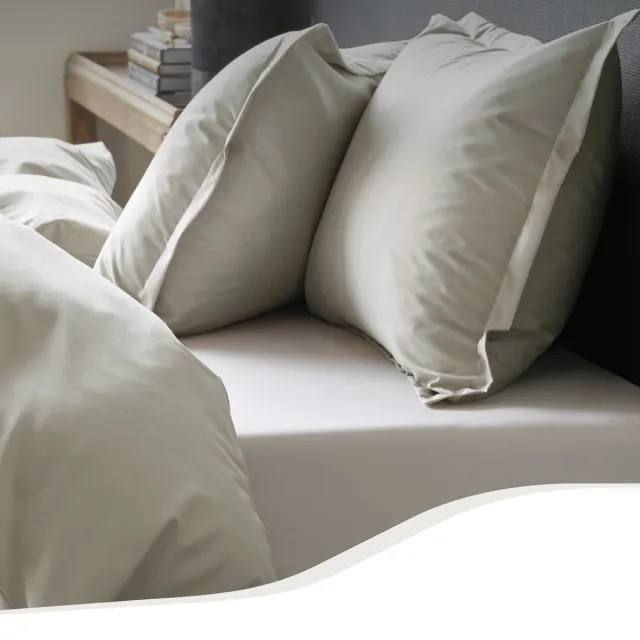 TEMPUR Home by TEMPUR® kussensloop 60 x 50 cm – Nature – Egyptisch Katoen – Strijkvrij – Geschikt Voor Droger Beige