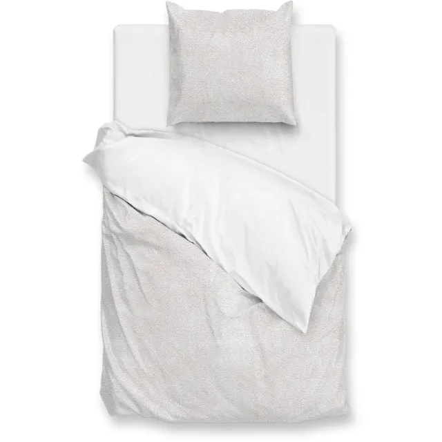 Zohome Teddy Fleece Dekbedovertrek Pile di Flanella – Dekbedovertrek - White, foto 2