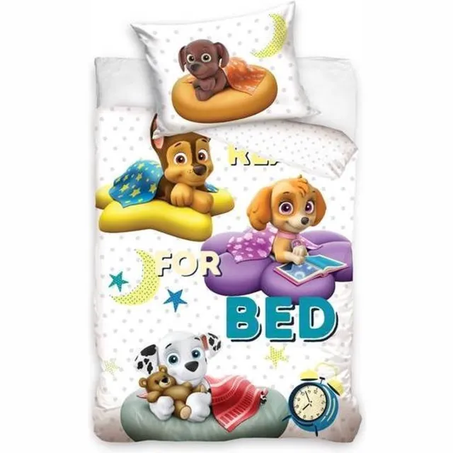 PAW Patrol Baby Dekbedovertrek - 100 x 135 cm - Wit Multi