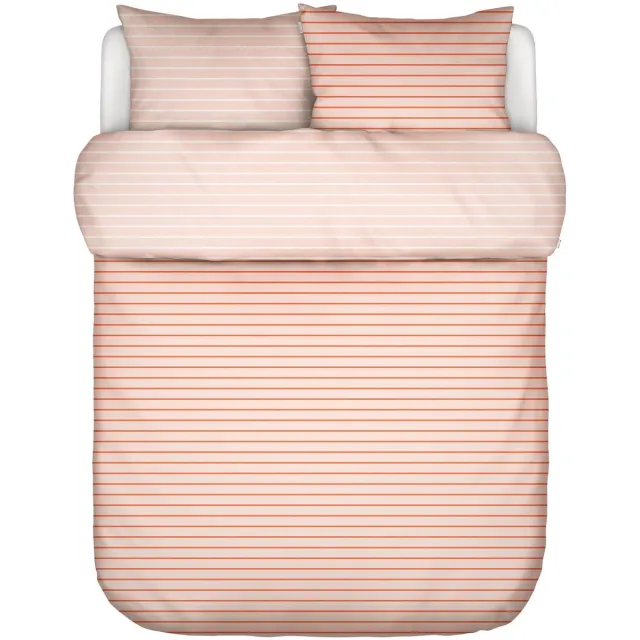 Marc O'Polo Thyra Dekbedovertrek Biologisch Katoen Flame - Tweepersoons – 200x200/220 cm