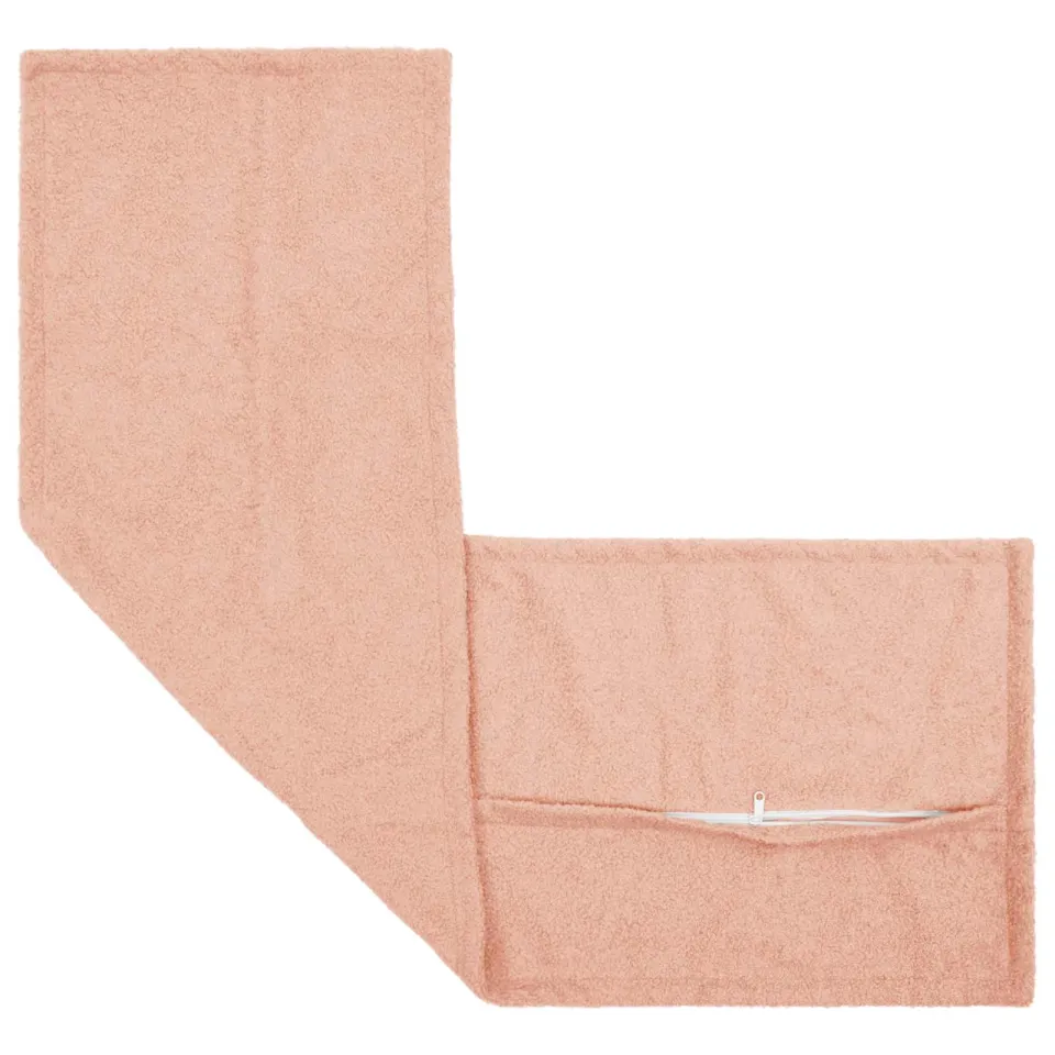 vidaXL Kussensloop 2 st HOUTEN Roze 40 x 145 cm Bouclé, foto 4