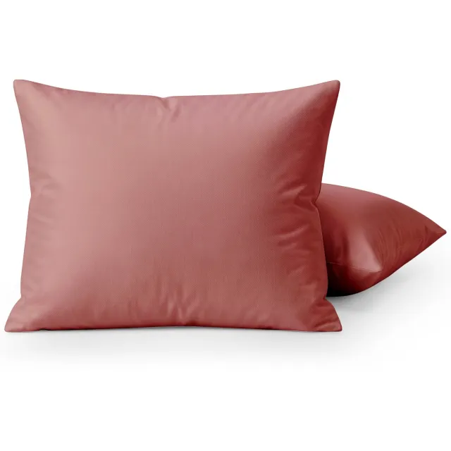 Happybed Kussenslopen Old Pink 80x80 cm - Kussensloop set 2 stuks - 100% - Ultieme slaapcomfort