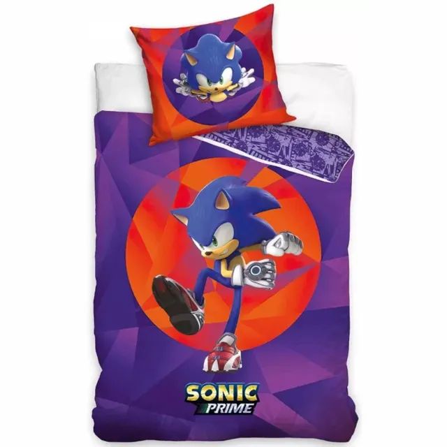 Sonic Dekbedovertrek 140x200 GroteKussensloop 60x63m Katoen Duurzaam paars