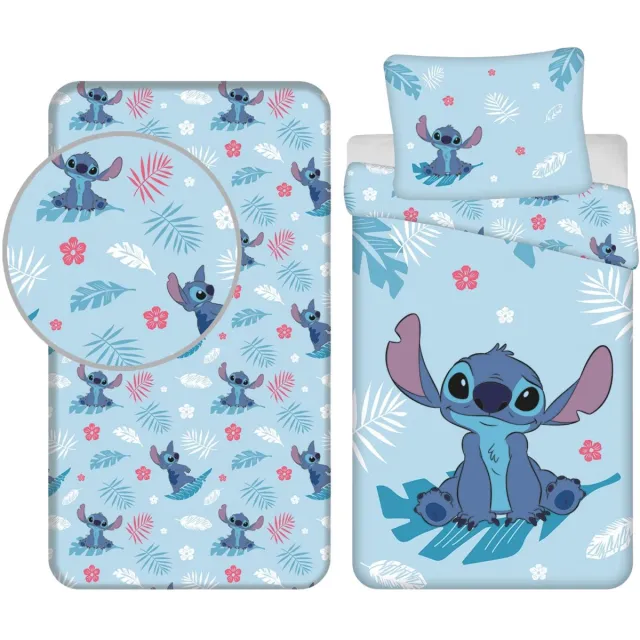 Lilo & Stitch Dekbedset - Dekbedovertrek - Hoeslaken - Kussensloop Meerkleurig