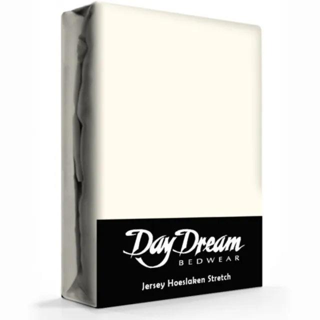 Day Dream Jersey Hoeslaken Ecru-190 x 220 cm