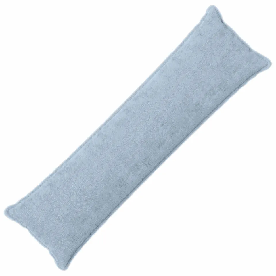 vidaXL Kussensloop HOUTEN Lichtblauw 40 x 145 cm Nep Konijnenbont blauw, foto 3