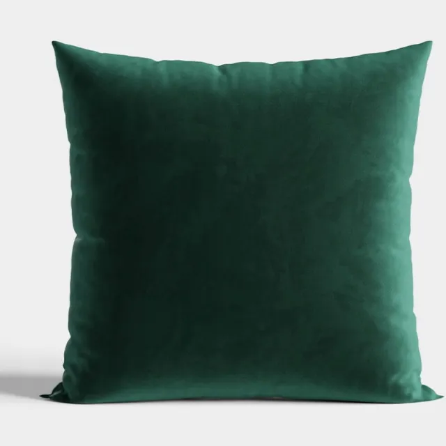 Markizeta Decoratieve Fluwelen Kussenhoes 40x40cm - smaragdgroen