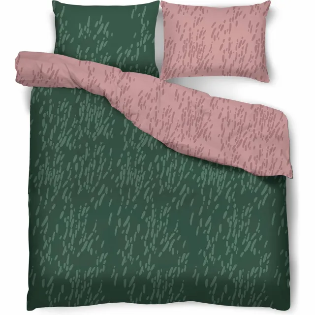 MissLucy Sweet Dream Collection Cells dekbedovertrek satijnkatoen inclusief 2 kussenslopen Multikleur
