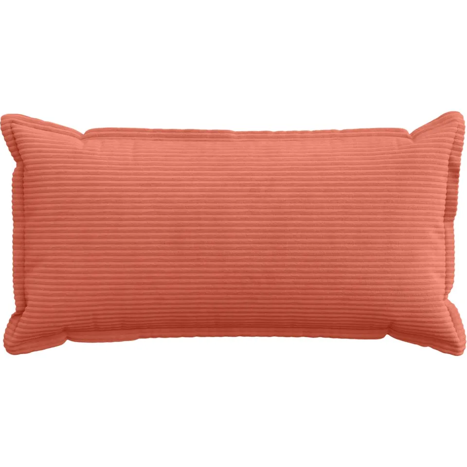 vidaXL Kussensloop 6 st HOUTEN Rood-oranje 40 x 80 cm corduroy Vermiljoen